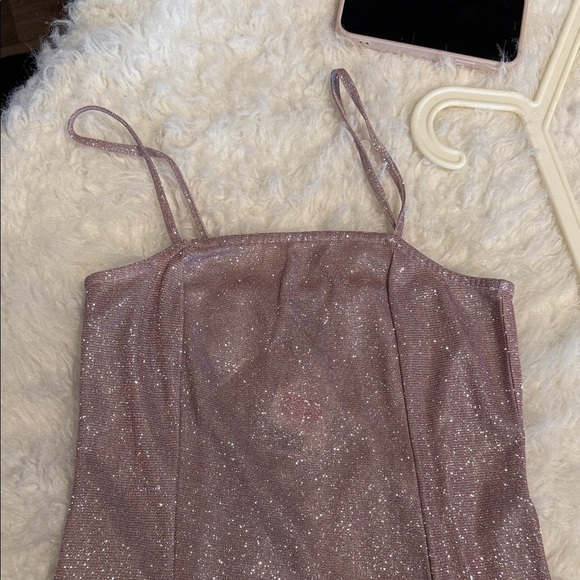 Divided Pink Glitter Dress - Picture 2 of 4